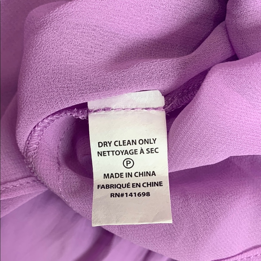 Ramy Brook Leon Ruffled A-Line Lilac Ruffle Sundress Size 7-8Y - Picture 4 of 5